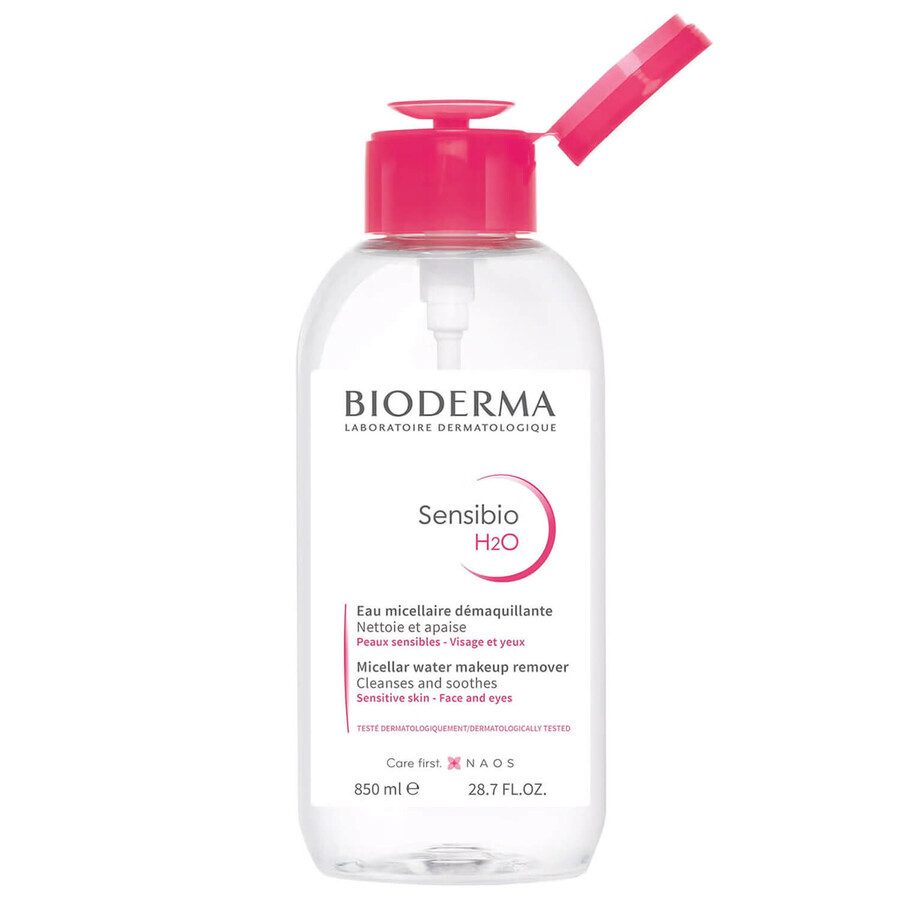 Bioderma Sensibio H2O, mizellares Wasser, empfindliche Haut, 850 ml