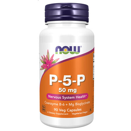 Now Foods P-5-P 50 mg, 90 cápsulas