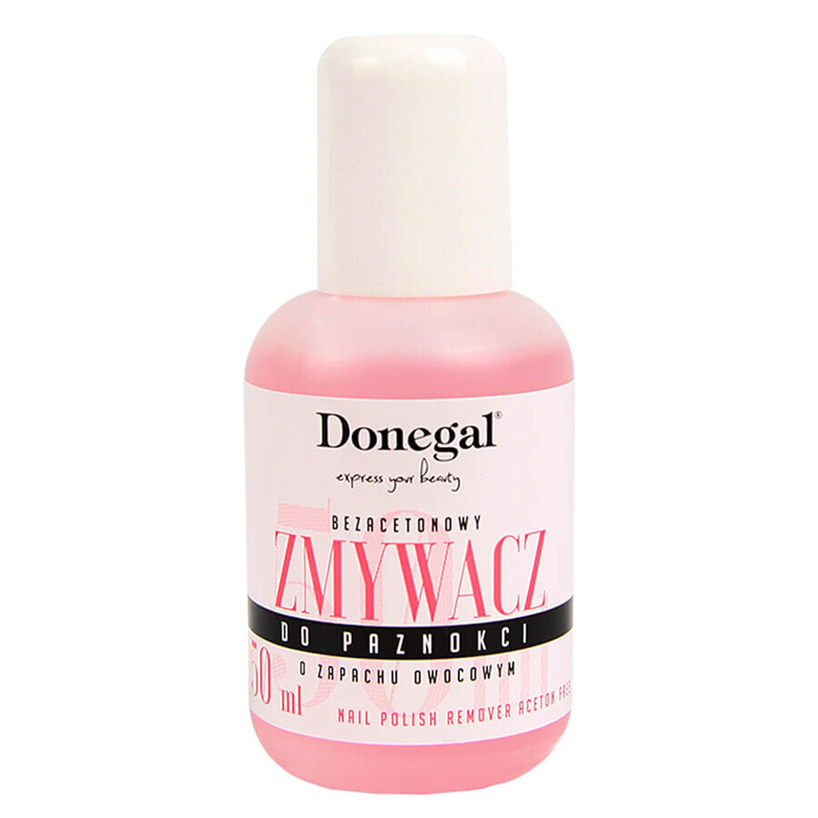 Donegal, acetonfreier Nagellackentferner mit Vitamin E, duftend, 50 ml