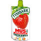 Tymbark Mousse in der Tube 100%, Erdbeeren, &#196;pfel, Bananen, Karotten, ohne Zuckerzusatz, 120 g