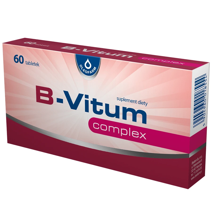 Oleofarm B-vitum complex, 60 tablets