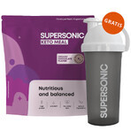 Supersonic Keto Meal, cremiger Schokoladengeschmack, 800 g + Shaker, 700 ml gratis