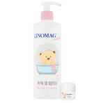 Linomag Emolients, badlotion voor baby's en kinderen vanaf 7 maanden, 400 ml + beschermingscrème, 15 ml gratis