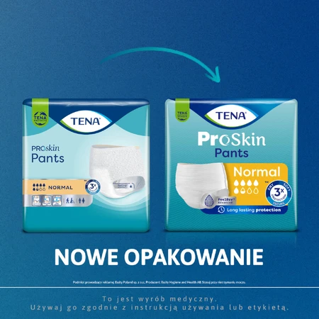 Tena Pants ProSkin, chiloți absorbanți, mărimea L, 100-135 cm, Normal, 10 bucăți
