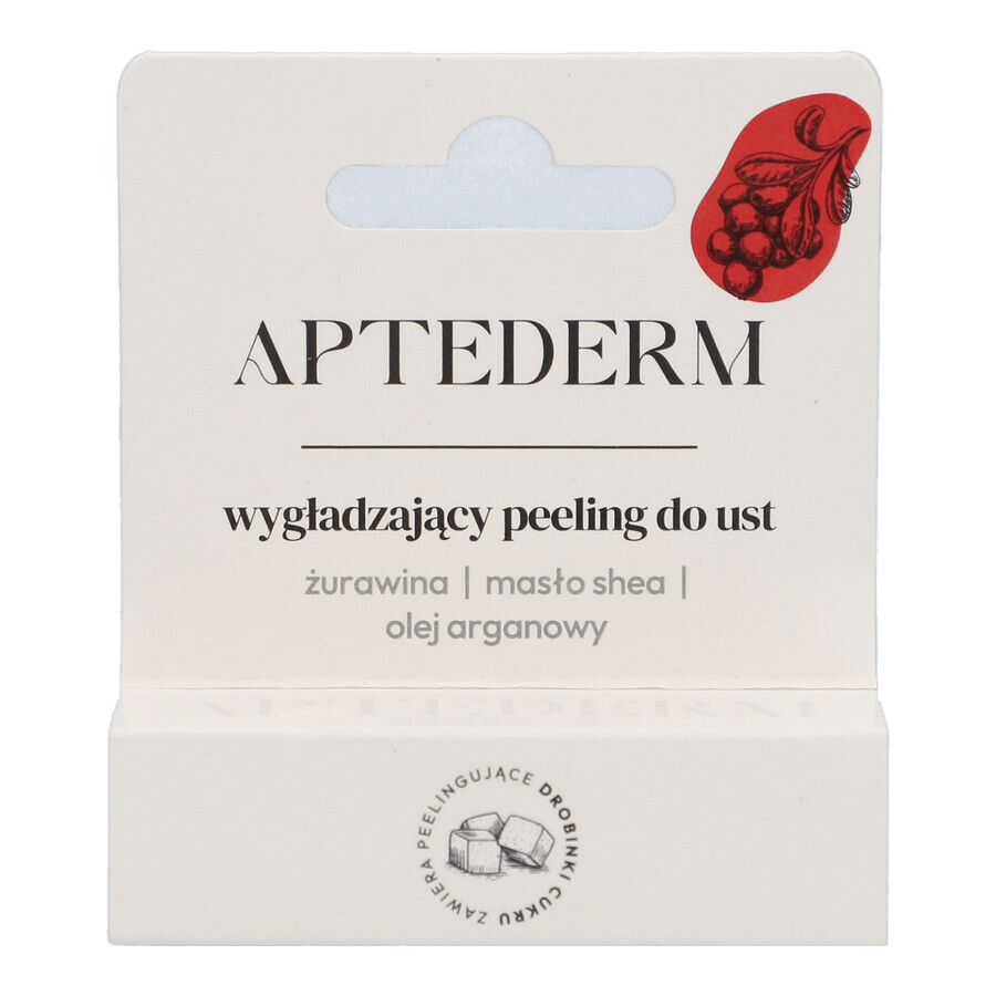 Aptederm, exfolierendes, glättendes Lippenpeeling, 4,8 g