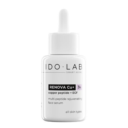 Ido Lab Renova Cu+, sérum rajeunissant au peptide de cuivre, 30 ml