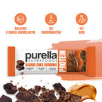 Purella Superfoods Protein, Proteinriegel, Karamell-Brownie, 45 g