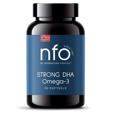 NFO Strong DHA Omega 3, 90 capsules me