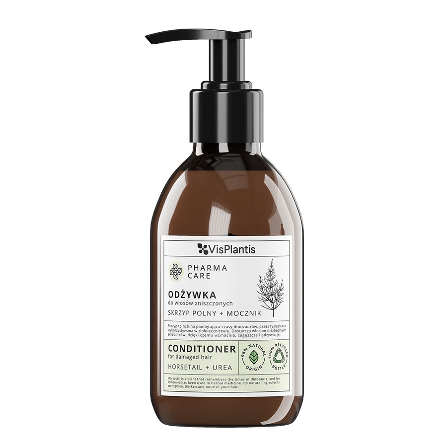 Vis Plantis Pharma Care, Pflegespülung für strapaziertes Haar, Ackerschachtelhalm + Harnstoff, 300 ml