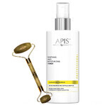 Apis Professional Ceramide Repair, beruhigendes und feuchtigkeitsspendendes Gesichtswasser mit Ceramiden und Centella Asiatica, 300 ml + Jade-Gesichtsmassage, 1 gratis