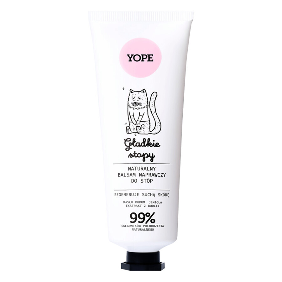 Yope Smooth Feet, natürlicher reparierender Fußbalsam, 75 ml