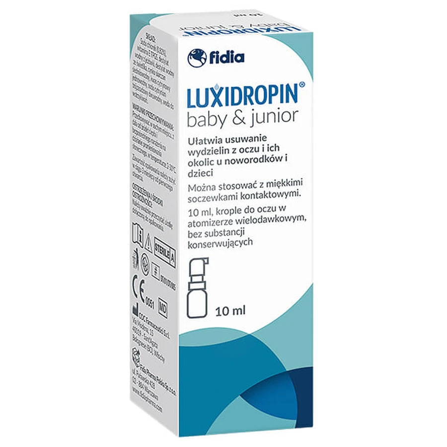 Luxidropin Baby & Junior Augentropfen für Kinder, 10 ml