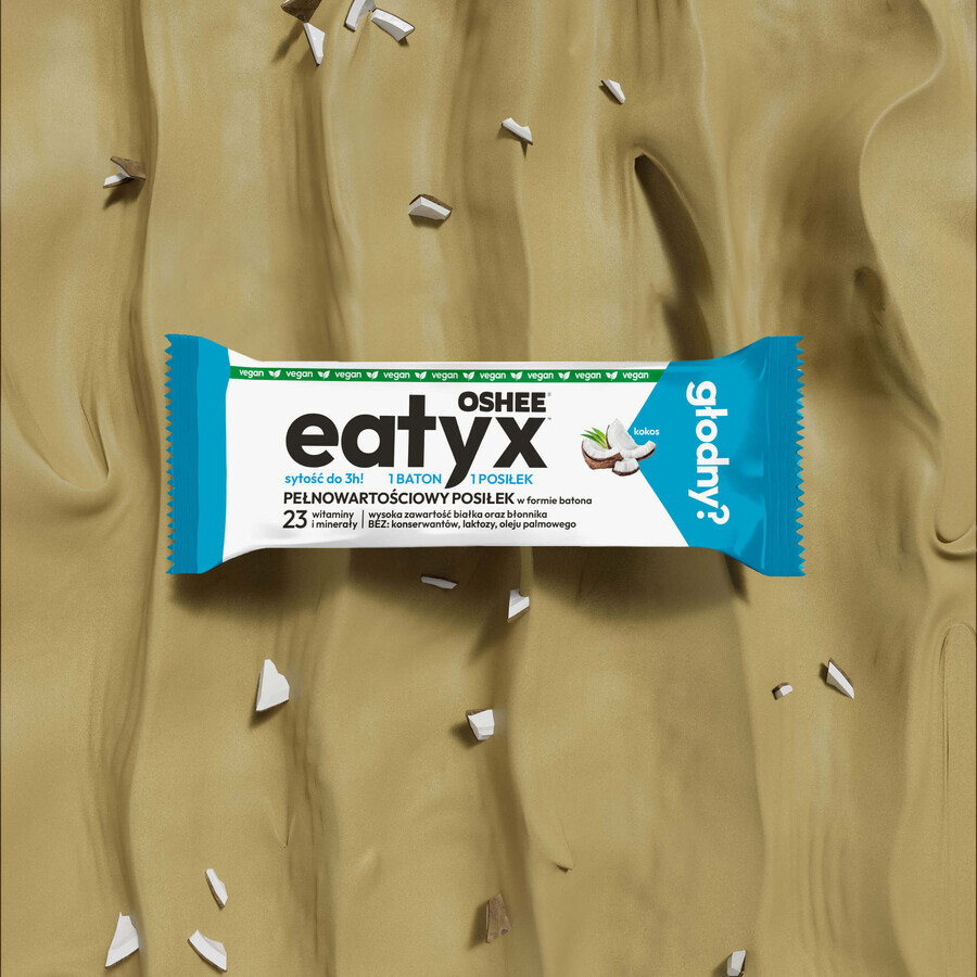 OSHEE Eatyx, Mahlzeit-Stick, vegan, Kokosnuss, 60 g