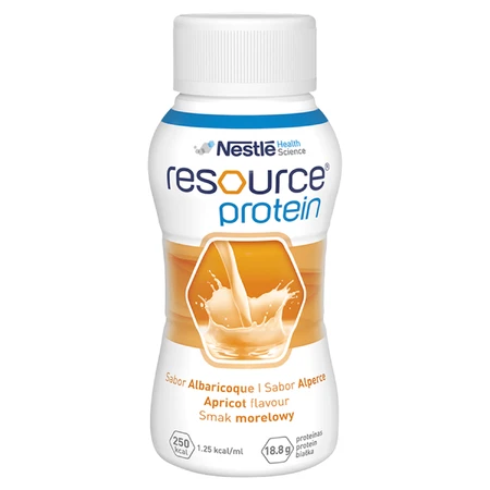 Resource Protein, Nahrungsergänzungsmittel, Aprikosengeschmack, 4 x 200 ml