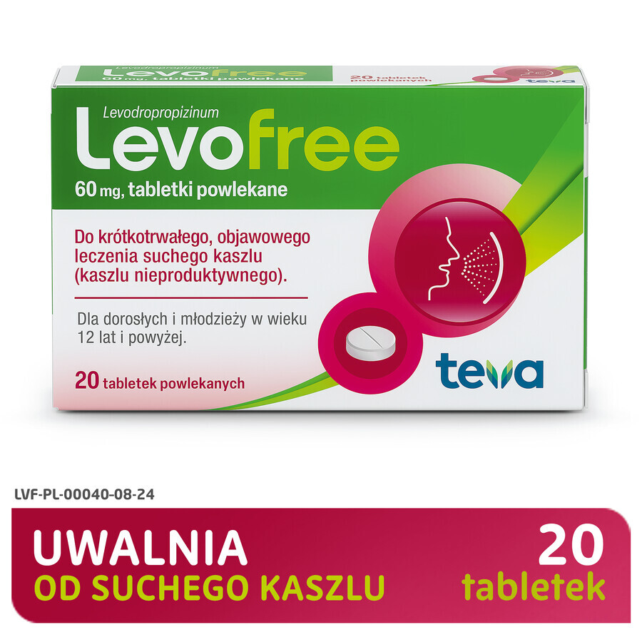 Levofree 60 mg, 20 Filmtabletten