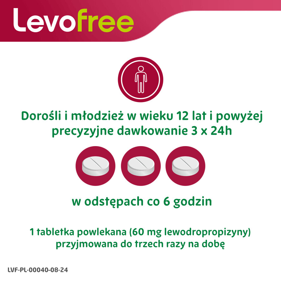 Levofree 60 mg, 20 Filmtabletten