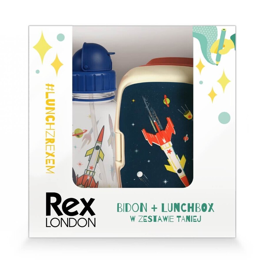 Rex London set, breakfast box + can, space