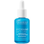 Set Dermedic Hydrain 3 Hialuro, feuchtigkeitsspendendes Serum für Gesicht, Hals und Dekolleté, 30 ml + feuchtigkeitsspendende Tiefencreme 15 ml