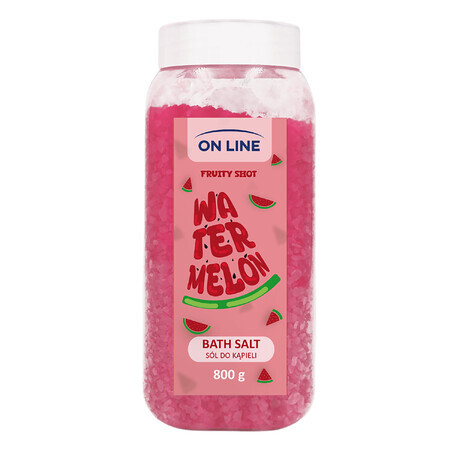 On Line Fruity Shot Watermelon, bath salt, 800 g