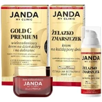 Janda My Clinic set, Gold C Premium crème de jour et de nuit multitâches, 50 ml + Wrinkle Iron crème de jour, 30 ml