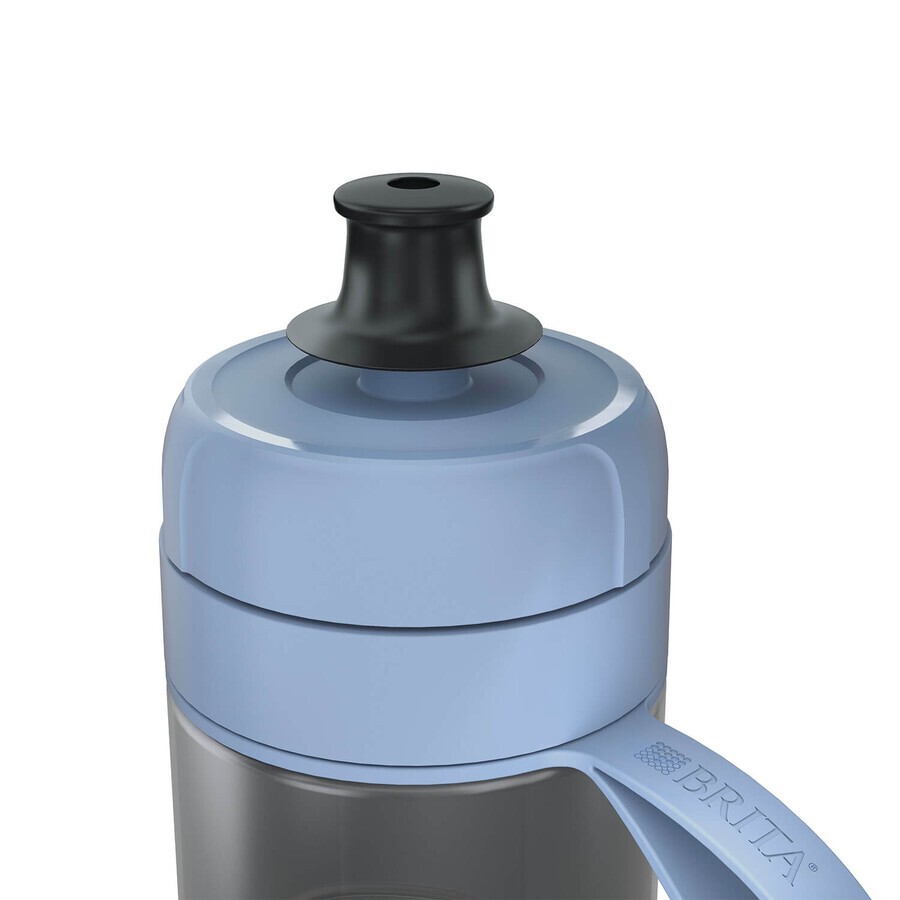 Brita Active, Flasche mit 0,6-Liter-Filter, blau + MicroDisc-Filter, 2 Stück