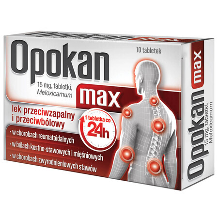 Opokan Max 15 mg, 10 Tabletten