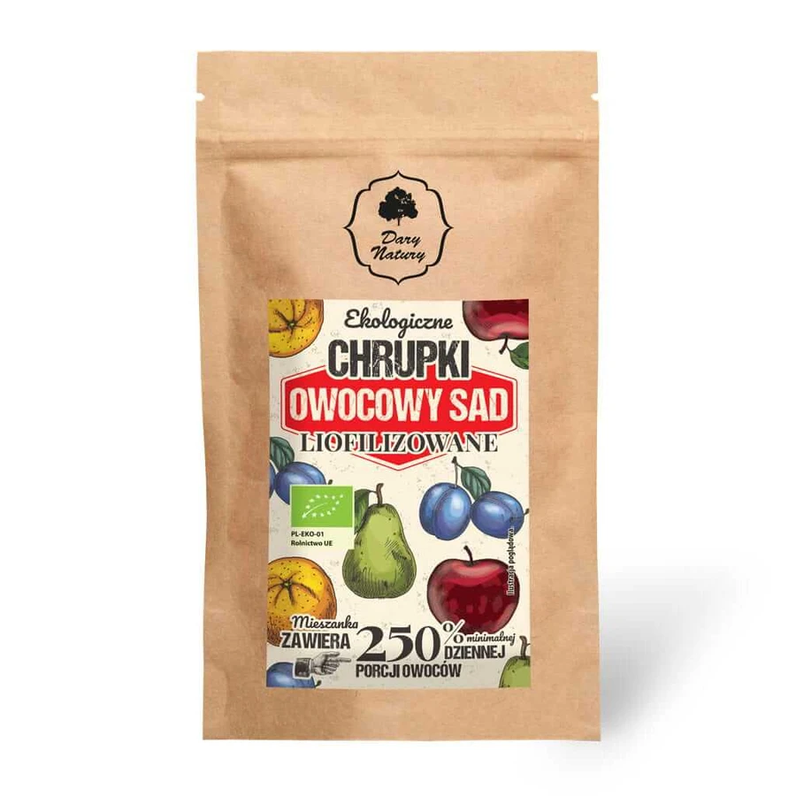 Dary Natury Fruit Crisps, organic, freeze-dried, 40 g