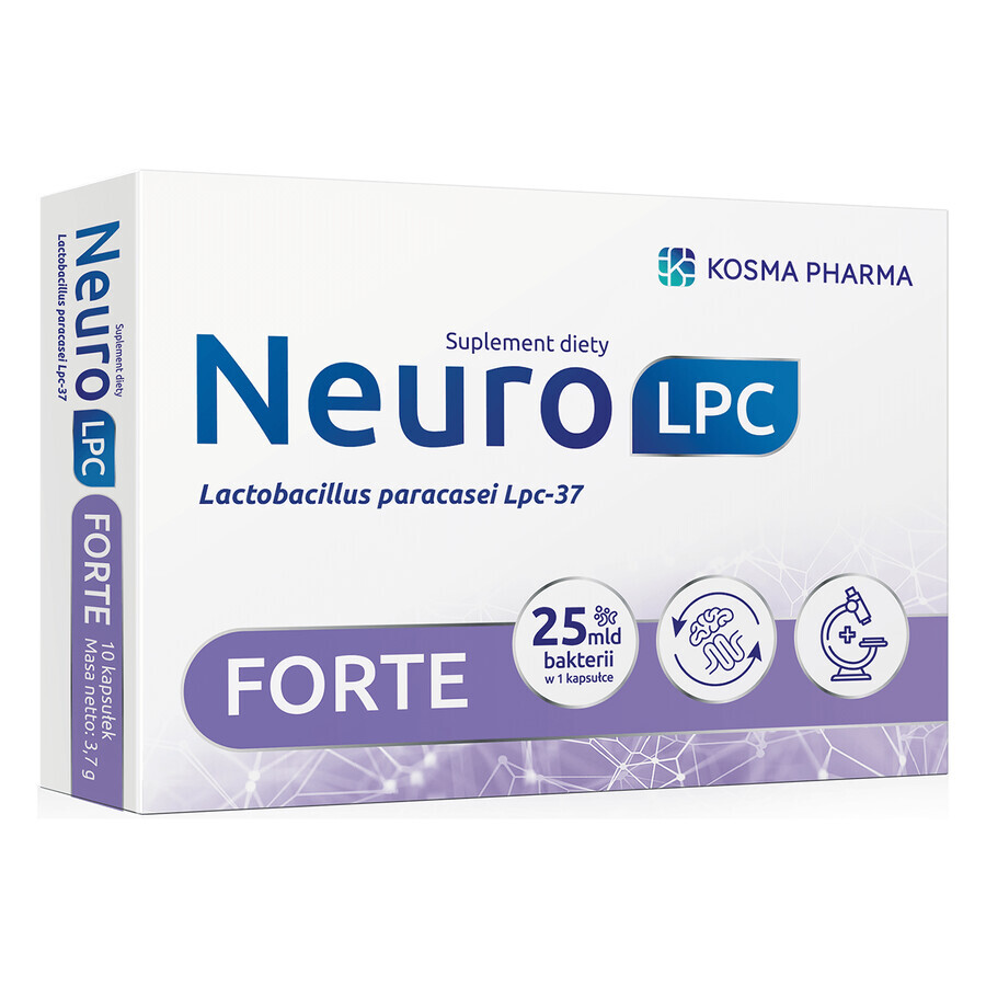 Kosma Pharma NeuroLPC Forte, 10 Kapseln