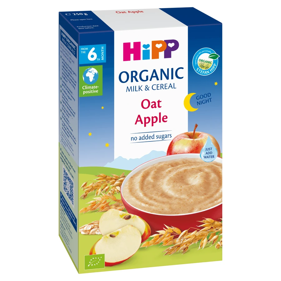 Hipp Sleep porridge with milk and cereals, oatmeal and apple, after 6 months, 250 g