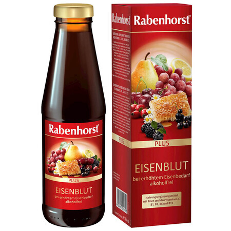 Rabenhorst Frucht- und Kräutertrunk mit Eisen und Vitaminen, 450 ml