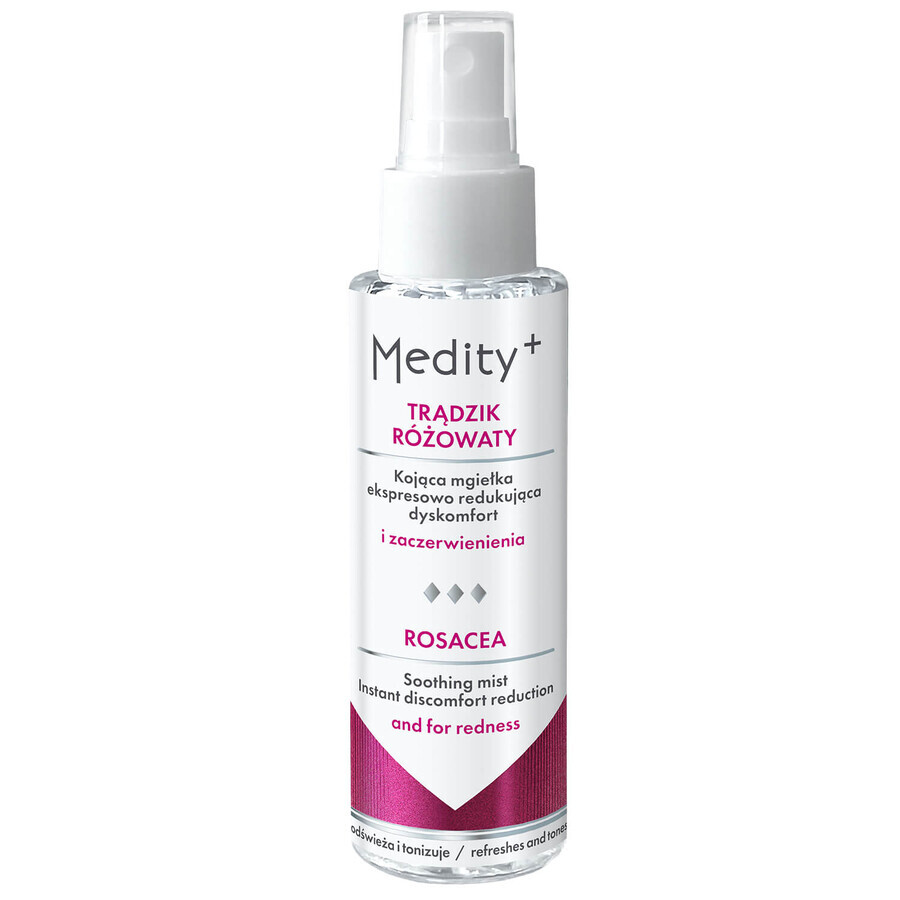 Ava Medity Acne Rosacea verzachtende express mist om ongemak te verminderen, 100 ml