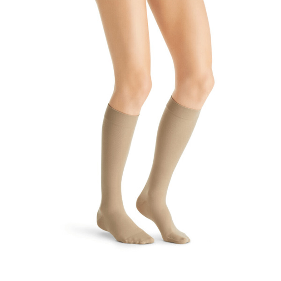 Jobst Ultra Sheer, compressiekniekous, CCL2, donkere teen, maat 4, naturel