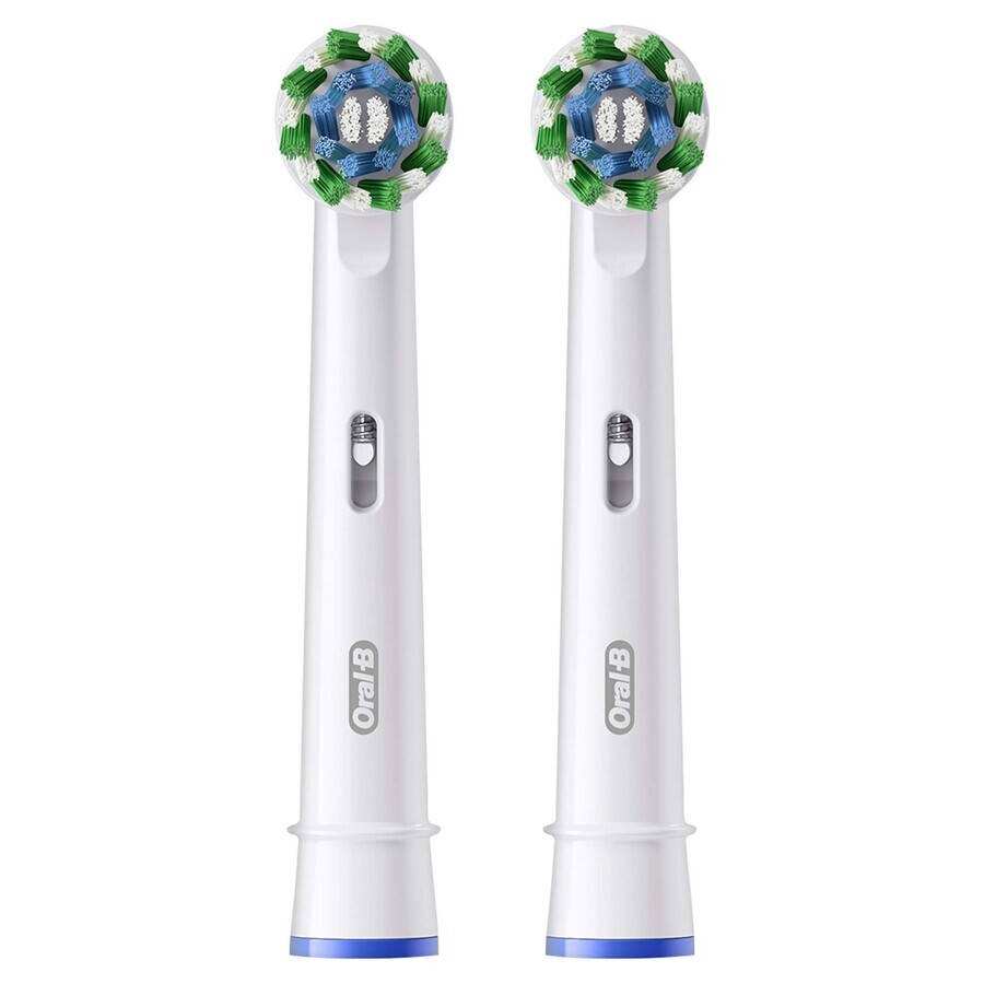 Oral-B Pro Cross Action, Ersatzaufsätze für Clean Maximiser elektrische Zahnbürste, 2 Stück