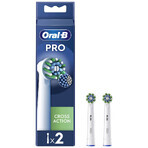 Oral-B Pro Cross Action, Ersatzaufsätze für Clean Maximiser elektrische Zahnbürste, 2 Stück