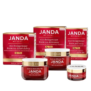 Set Janda My Clinic Collagen Threads 70+, cremă de zi, 50 ml + cremă de noapte, 50 ml + cremă de ochi, 15 ml