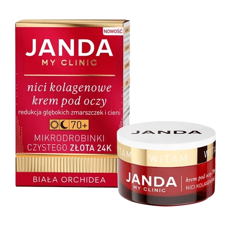 Set Janda My Clinic Collagen Threads 70+, cremă de zi, 50 ml + cremă de noapte, 50 ml + cremă de ochi, 15 ml