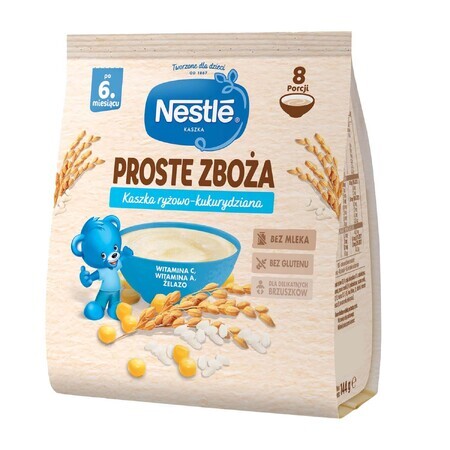 Nestle Proste Zboża Reisbrei mit Mais, ohne Milch, nach 6 Monaten, 144 g