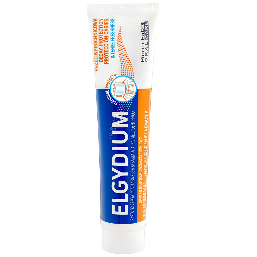 Elgydium Zahnpasta mit Fluorinol Protect + Complex, 75 ml