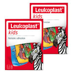 Set Leukoplast Kids, Verbandspflaster, 2 Größen, 2 x 12 Stück