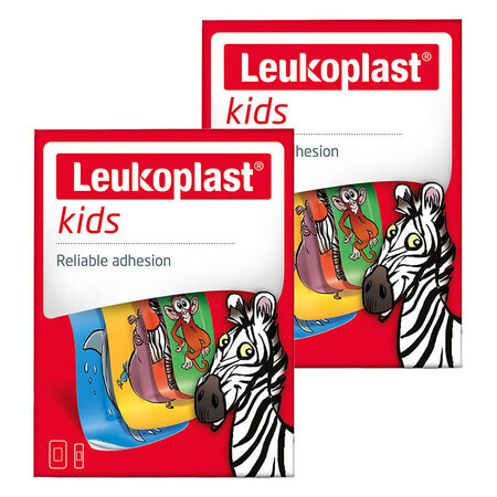 Set Leukoplast Kids, Verbandspflaster, 2 Größen, 2 x 12 Stück