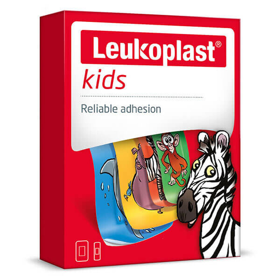 Set Leukoplast Kids, Verbandspflaster, 2 Größen, 2 x 12 Stück