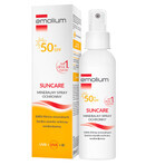 Set Emolium Suncare SPF 50+, Sonnenschutzmittel 50 ml + Sonnenschutzspray 100 ml + Sonnenschutzlotion 125 ml + Badetuch gratis