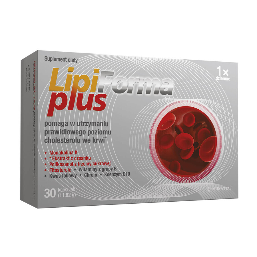 Lipiforma Plus Cholesterin-Set, 3 x 30 Kapseln