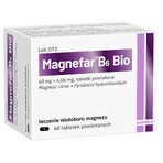 Magnefar B6 Bio 60 mg + 6,06 mg, 60 Filmtabletten