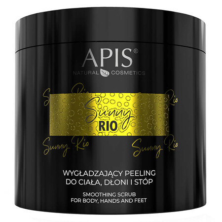 Apis Sunny Rio, exfoliante suavizante para cuerpo, manos y pies, 700 g