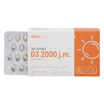 SEMA Lab Vitamin D3 2000 IU, 60 Weichkapseln