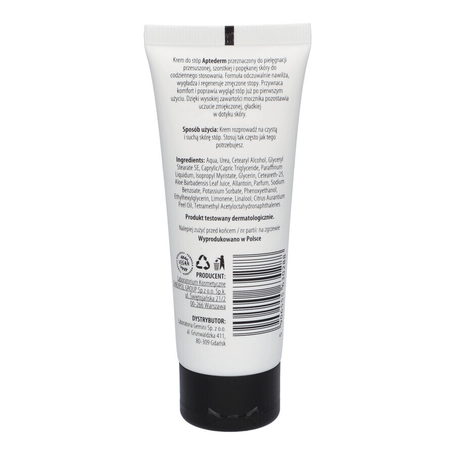 Aptederm Urea Fußcreme 75 ml