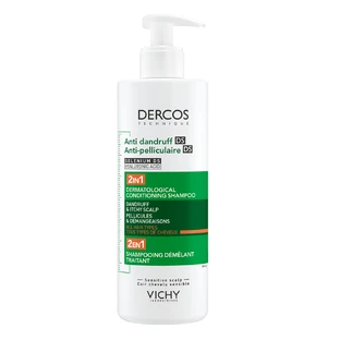 Șampon și balsam 2 în 1 anti-mătreață pentru toate tipurile de păr Dercos, 390 ml, Vichy