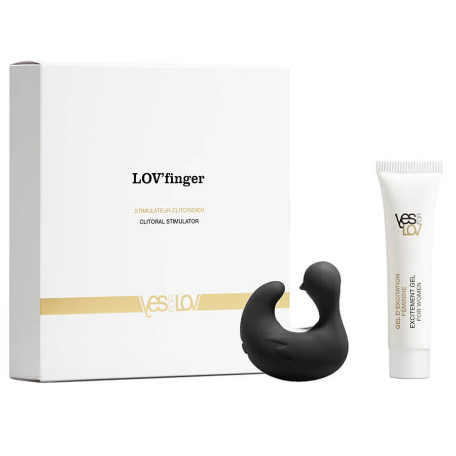 YESforLOV Lov Finger clitoral vibrator, black