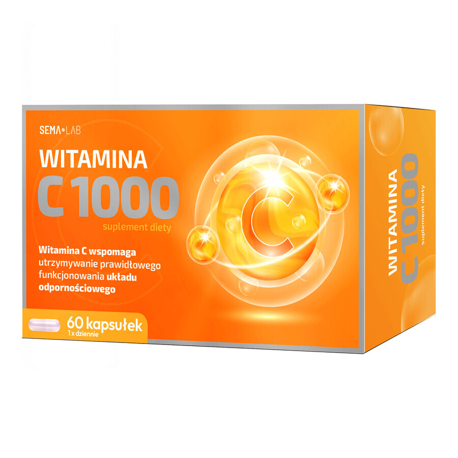 SEMA Lab Vitamin C 1000, 60 Kapseln